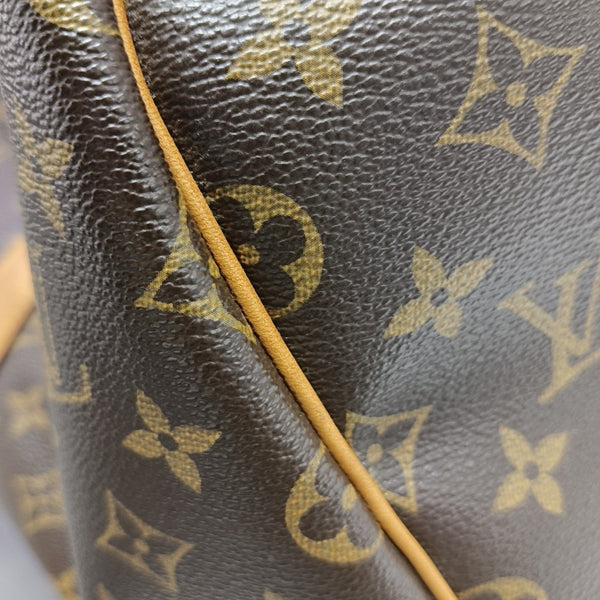 SAC SOUPLE 55 Monogram Coated Canvas Brown