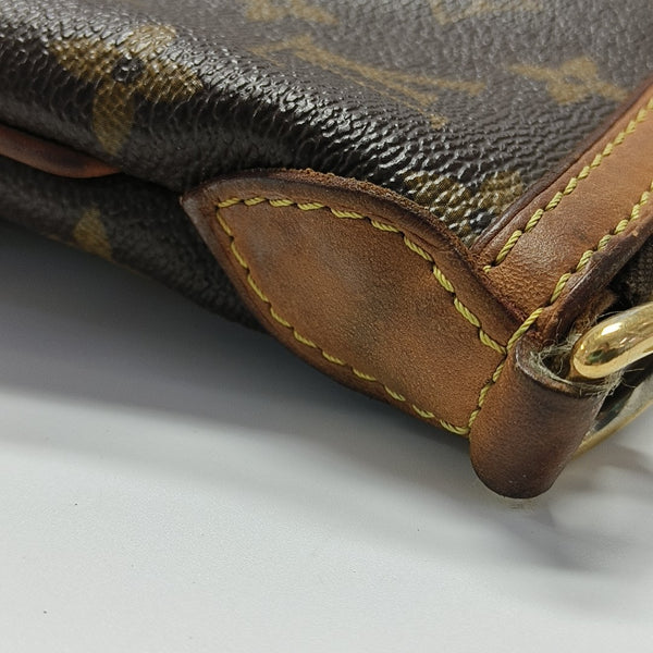 PALERMO GM Monogram Coated Canvas Brown