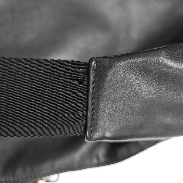 Calfskin Shoulder Bag Black