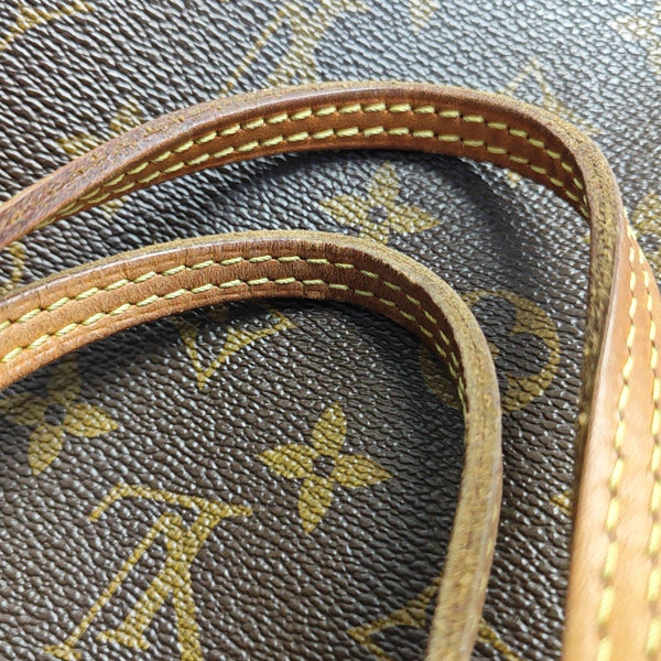 NEVERFULL MM Monogram Coated Canvas Brown