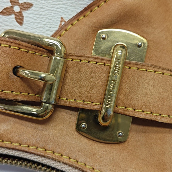 LV × TM GRETA Monogram Coated Canvas White