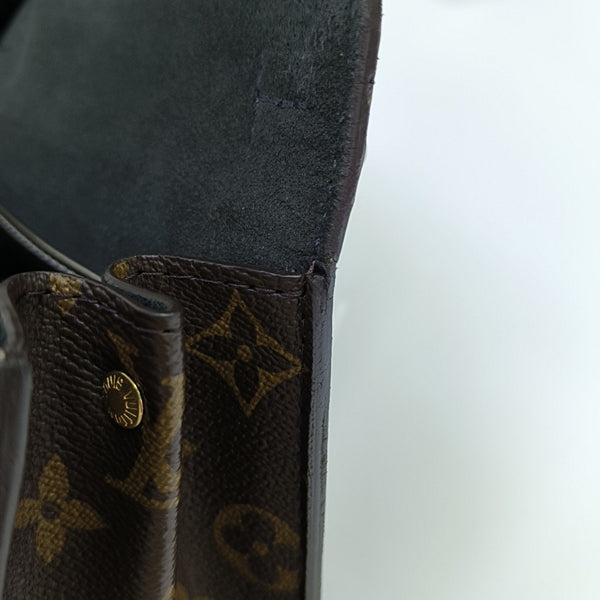 SPRING STREET Monogram Patent Leather Gray