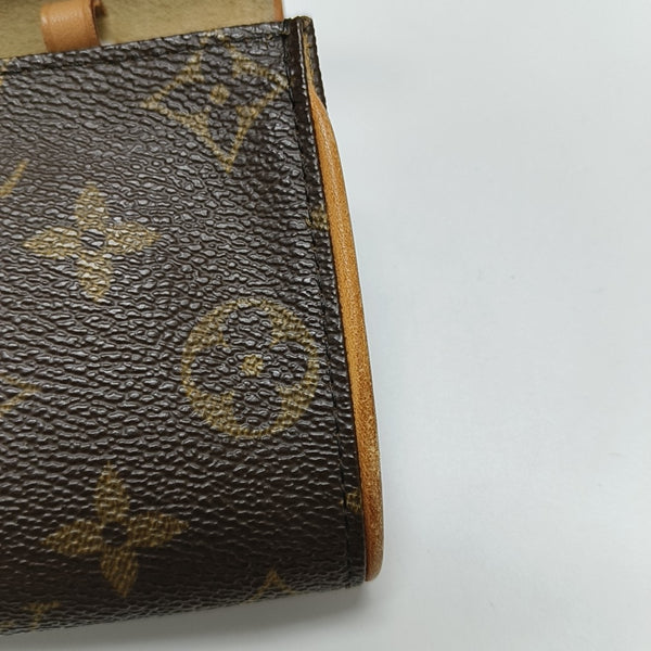 TWIN PM Monogram Coated Canvas Brown