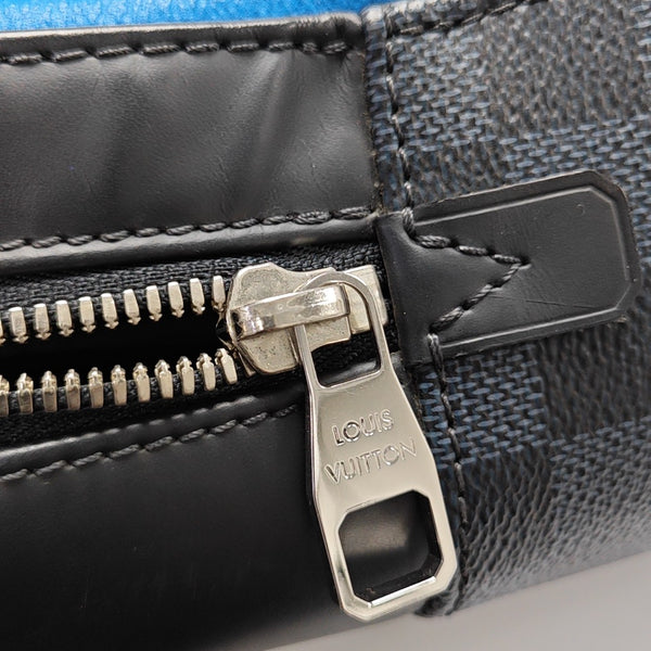 JOSH Damier Graphite Coated Canvas Black