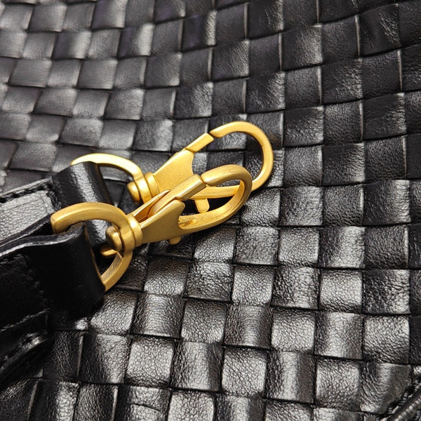 Calfskin Shoulder Bag Black