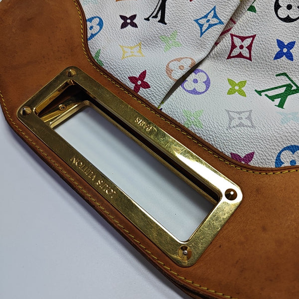 LV × TM JUDY MM Monogram Coated Canvas White