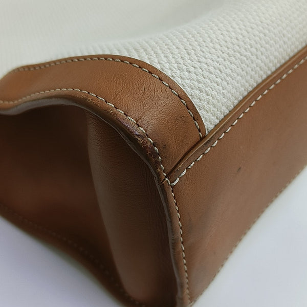 CABAS CELINE Medium Fabric White