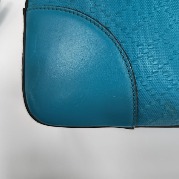 Quilted Calfskin Shoulder Bag Blue