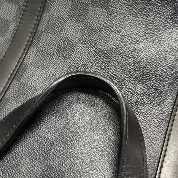 TADAO MM Damier Graphite Coated Canvas Gray