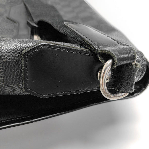 DANIEL Damier Graphite Coated Canvas Gray