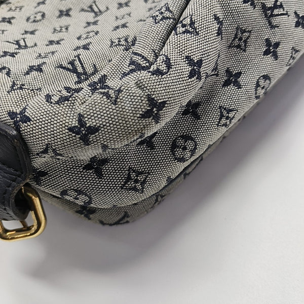LANGER Monogram Canvas Blue