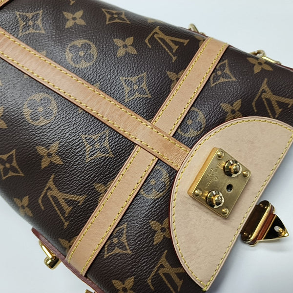 DUFFLE Monogram Coated Canvas Brown