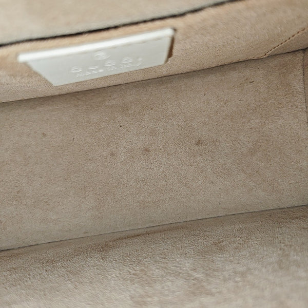 Sylvie Mini Calfskin White