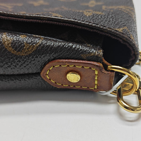 FAVORITE PM Monogram Coated Canvas Brown