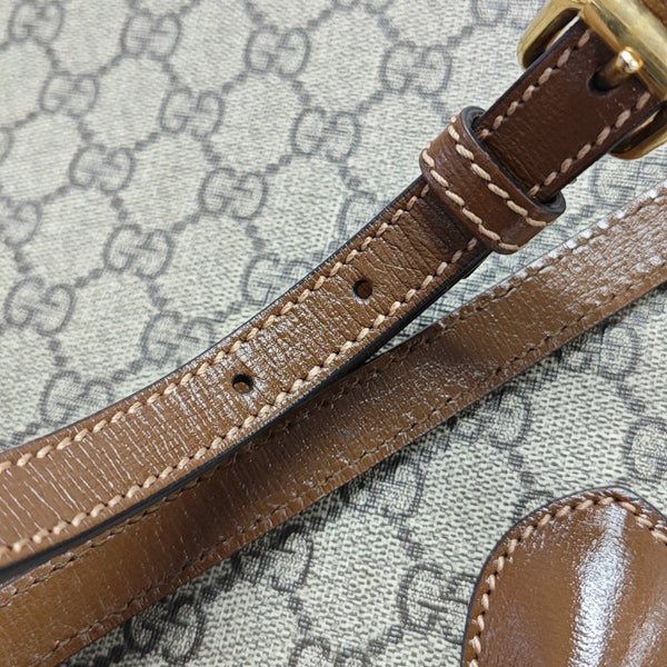 Retro Small Monogram Coated Canvas Brown