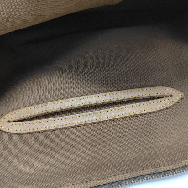 ALMA PM Monogram Coated Canvas Brown