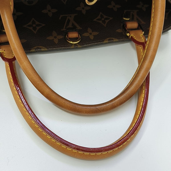 MONTAIGNE Monogram Coated Canvas Brown