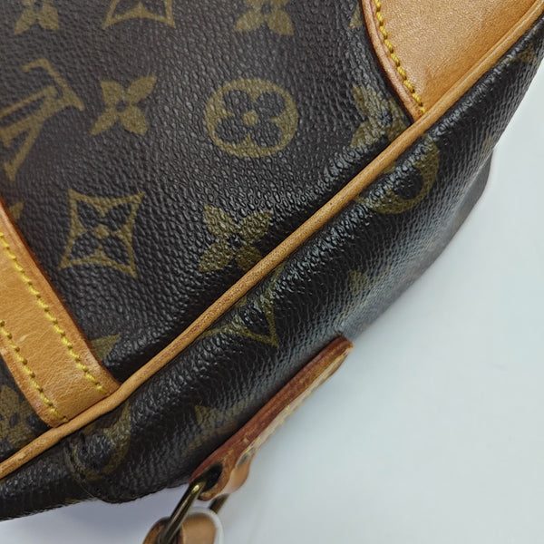 VINTAGE TROCADERO 30 Monogram Coated Canvas Brown