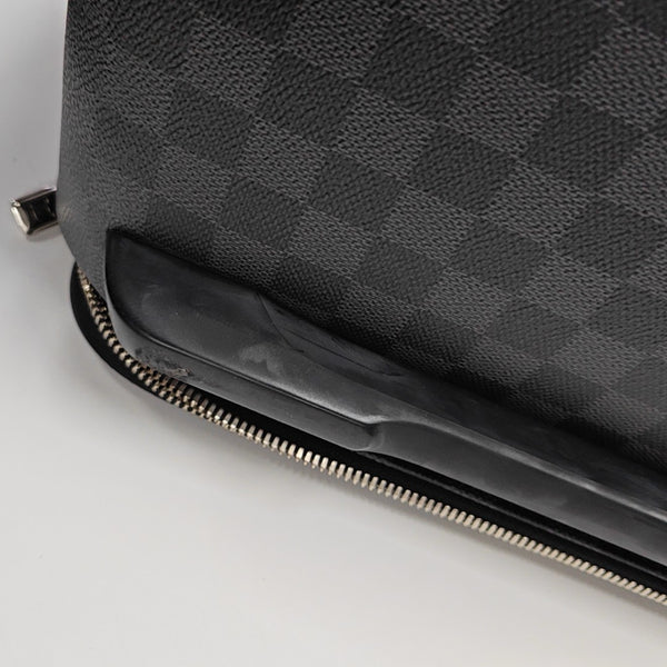 PEGASE 65 Damier Graphite Coated Canvas Black