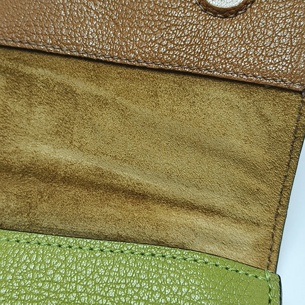 Miu Lady Calfskin Green