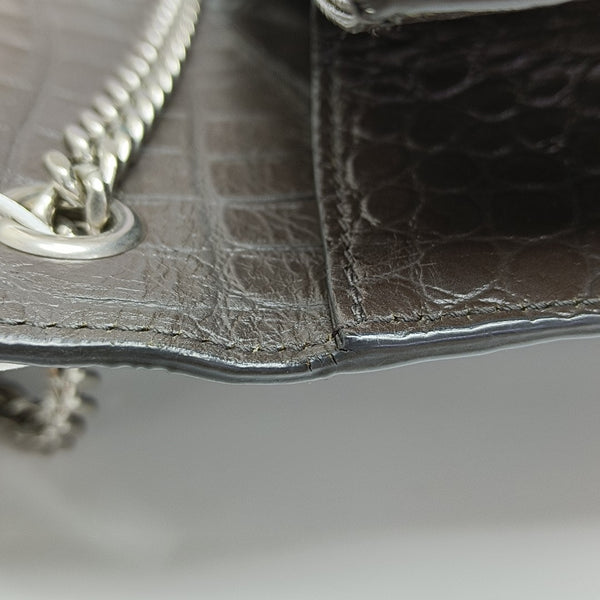 KATE Medium Calfskin Gray