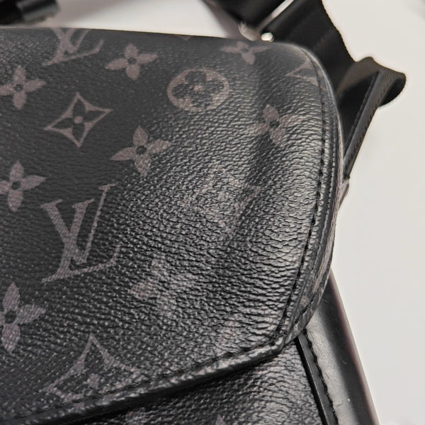 VOYAGER PM Monogram Coated Canvas Black