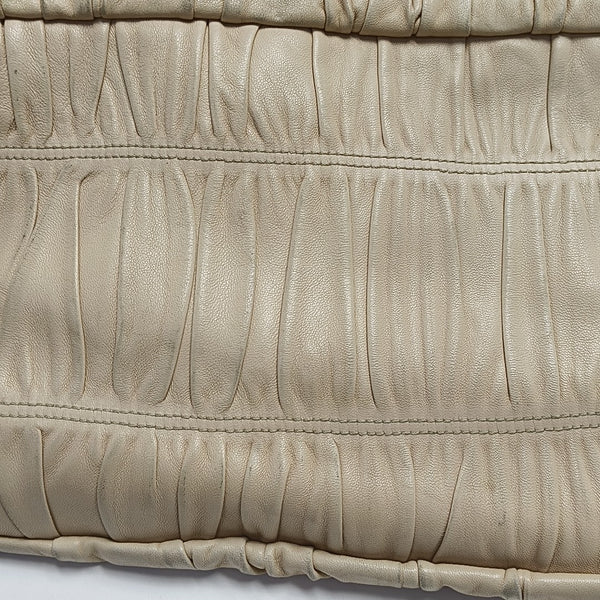Gaufre Calfskin Beige