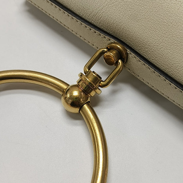 Nile Medium Calfskin White