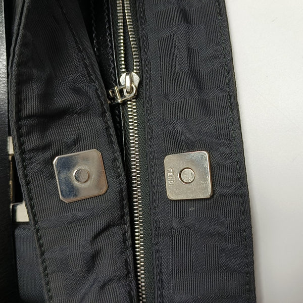 Canvas Top Handle Bag Black