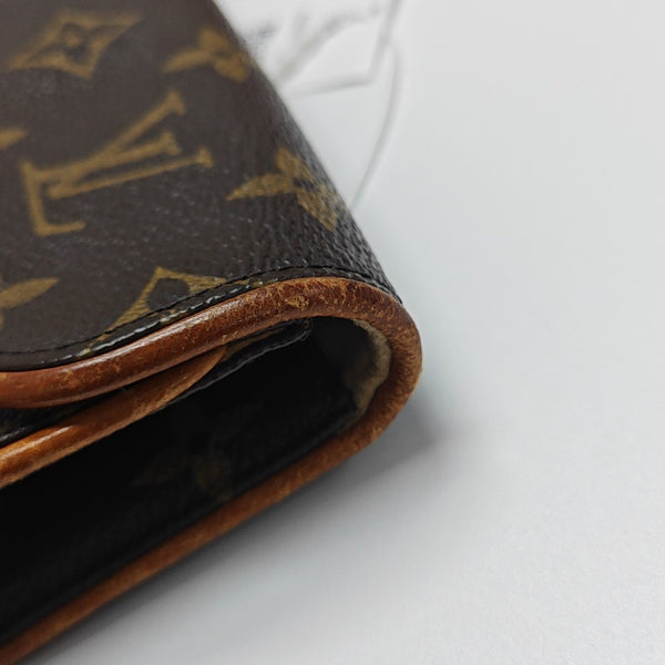 FLORENTINE Monogram Coated Canvas Brown