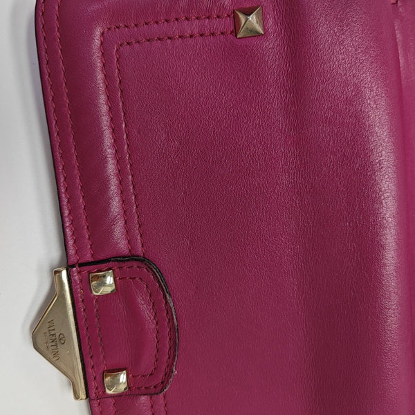 Calfskin Shoulder Bag Purple