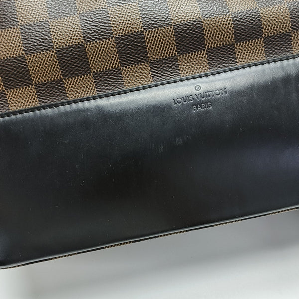 JAKE Damier Ebene Coated Canvas Brown