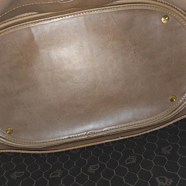 Oblique Coated Canvas Black