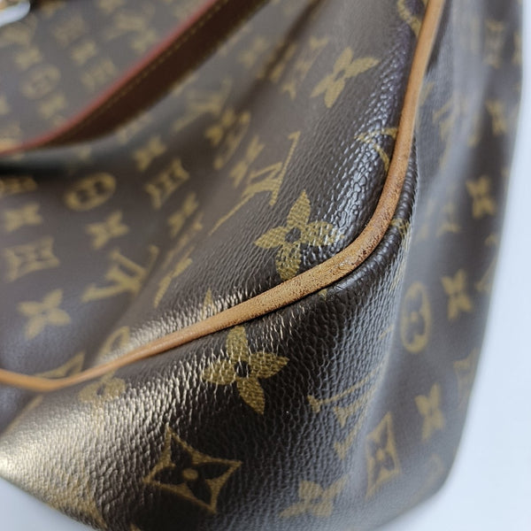 BATIGNOLLES MM Monogram Coated Canvas Brown