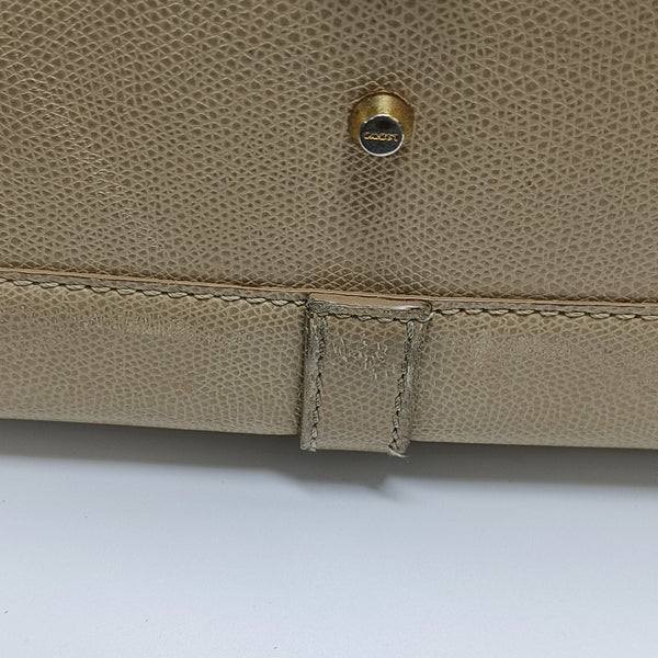 Calfskin Top Handle Bag Beige