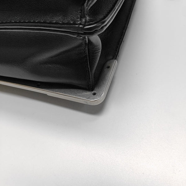 Cahier Quilted Lambskin Black