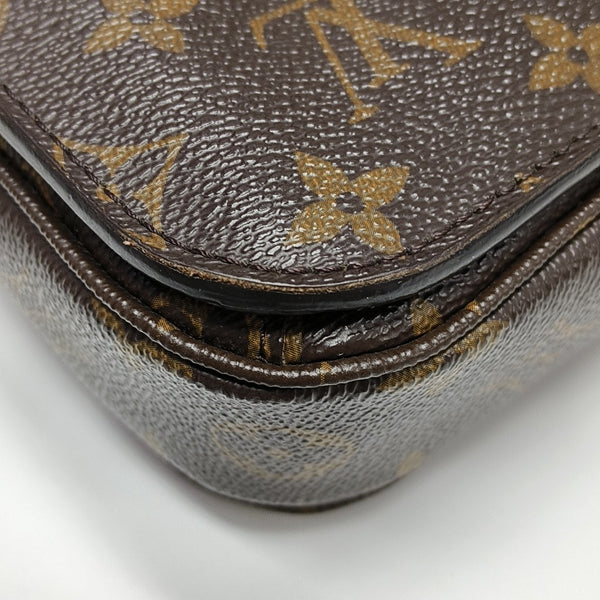 MÉTIS MM Monogram Coated Canvas Brown