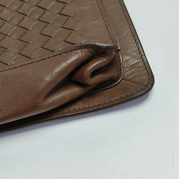 Calfskin Clutch Brown