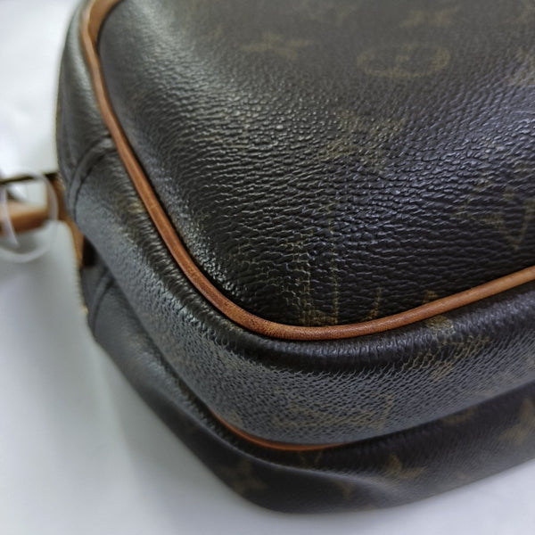 REPORTER Monogram Coated Canvas Brown