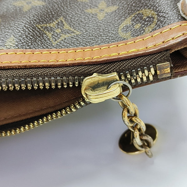 PALERMO PM Monogram Coated Canvas Brown