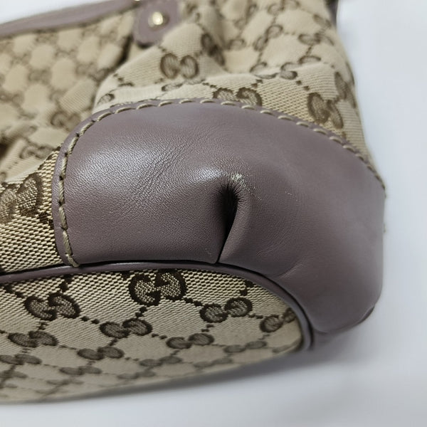 Sukey Monogram Canvas Beige