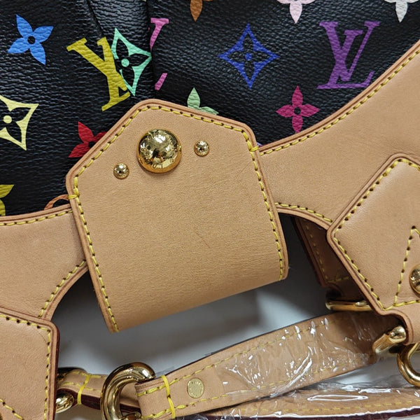LV × TM URSULA Monogram Coated Canvas Black