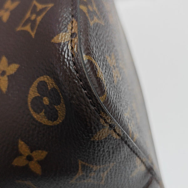 NÉONOÉ MM Monogram Coated Canvas Brown