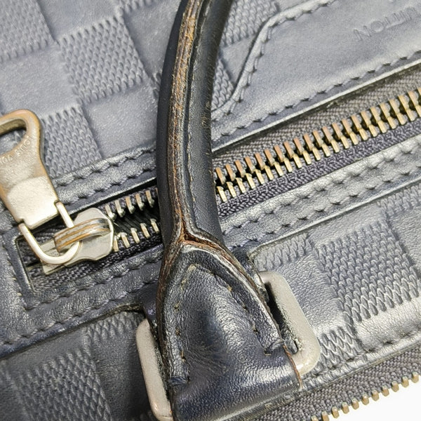 AVENUE Damier Calfskin Blue