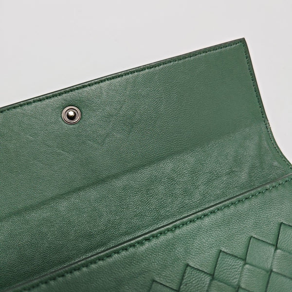 Calfskin Wallet Green