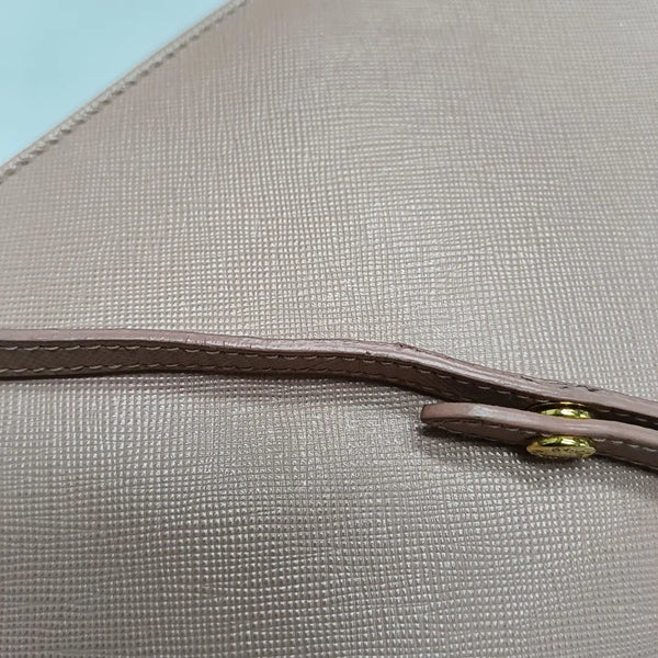 Saffiano Calfskin Crossbody Bag Pink