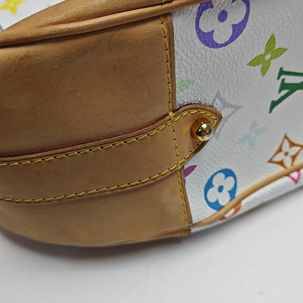 LV × TM GRETA Monogram Coated Canvas White