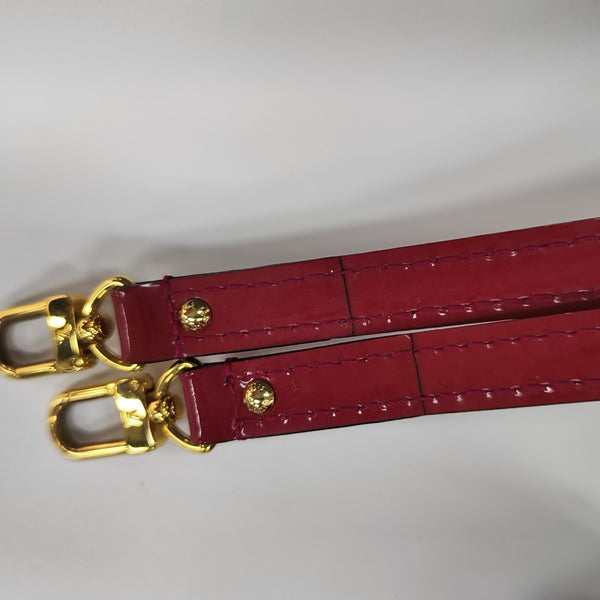 ALMA BB Monogram Patent Leather Red