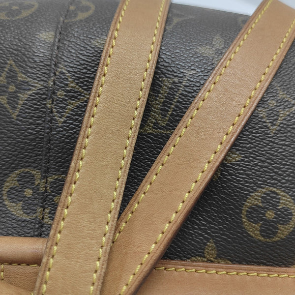 MONTSOURIS MM Monogram Coated Canvas Brown
