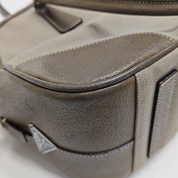 Canvas Top Handle Bag Gray